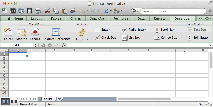 Where Is The Options Bar For Excel On The Mac