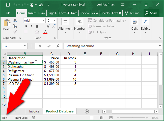 Where is the options bar for excel on the mac mac